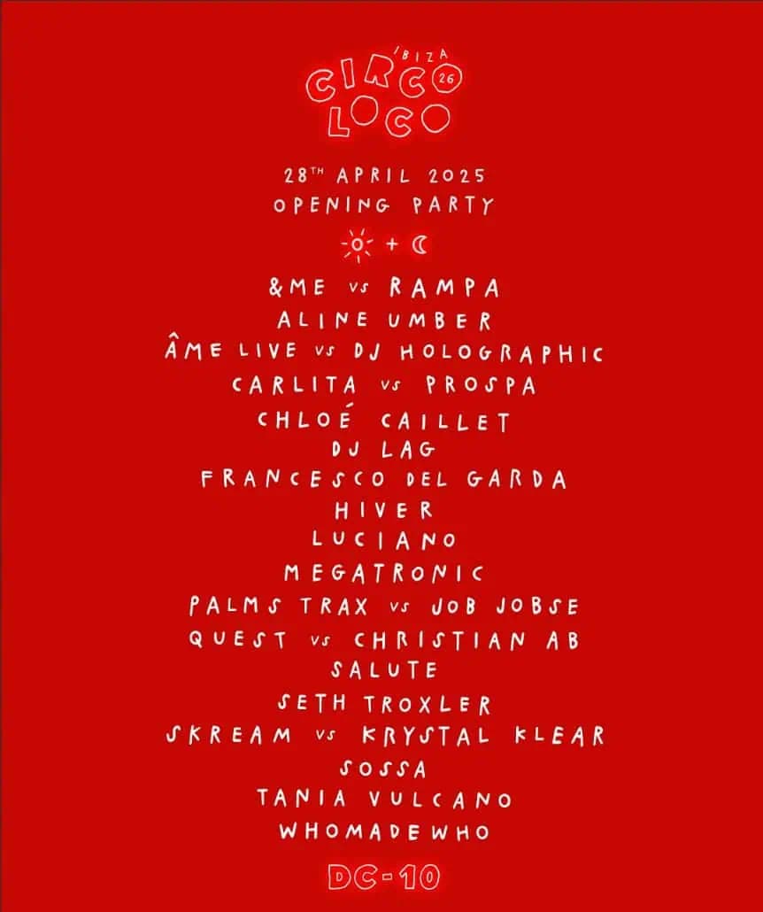 Opening Circoloco 2026