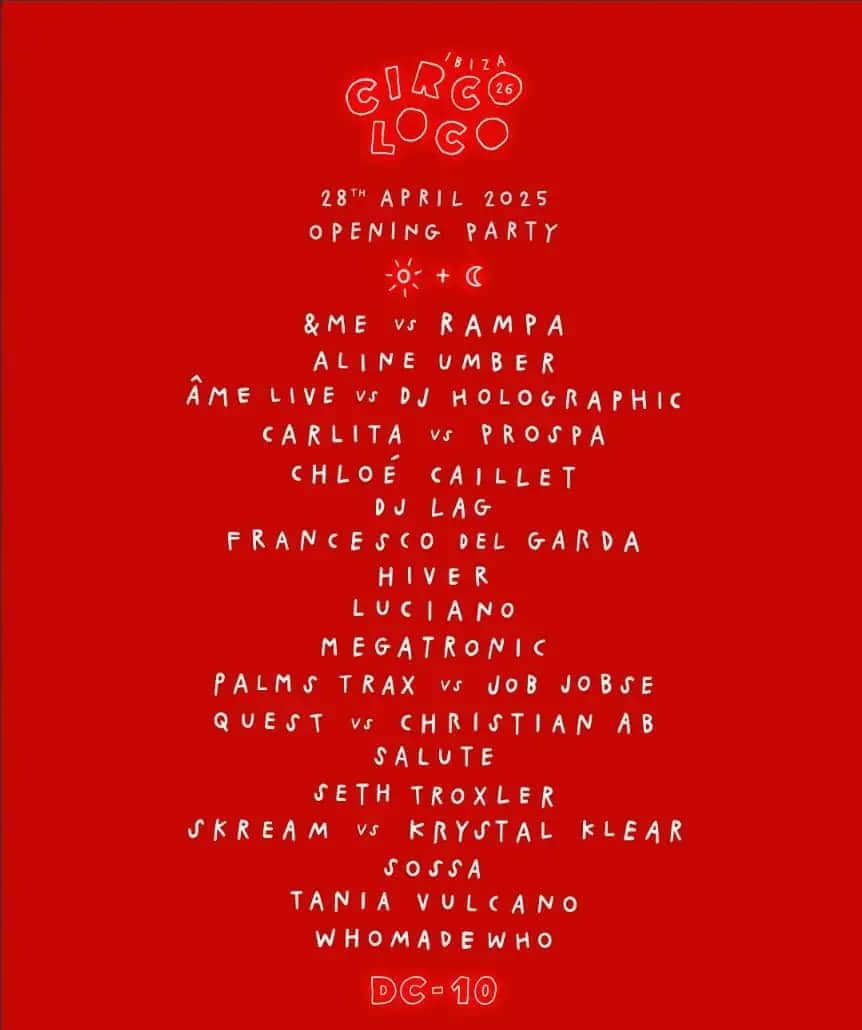 Opening Circoloco 2026