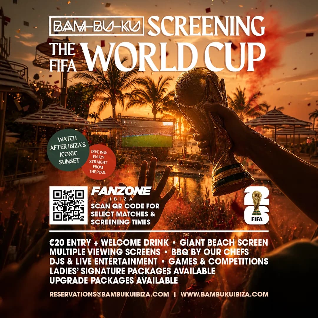 Event poster: World Cup Fanzone at Bam-bu-ku